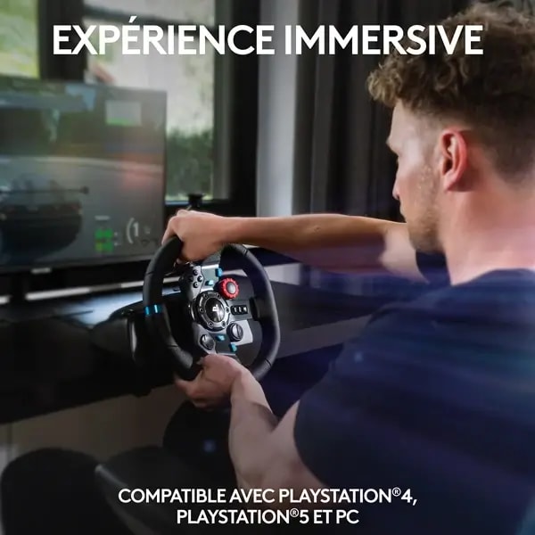 Volant de Course Logitech – G29 Driving Force – Pour PS5 – PS4 – PS3 et PC — photo 4