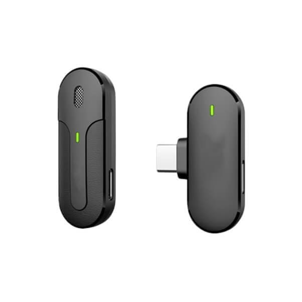Micro cravate sans fil Green Lion avec connecteur type-C- 1 micro – Alimenté par batterie – Compatible à smartphone – GNWIRTYCBK — photo 1