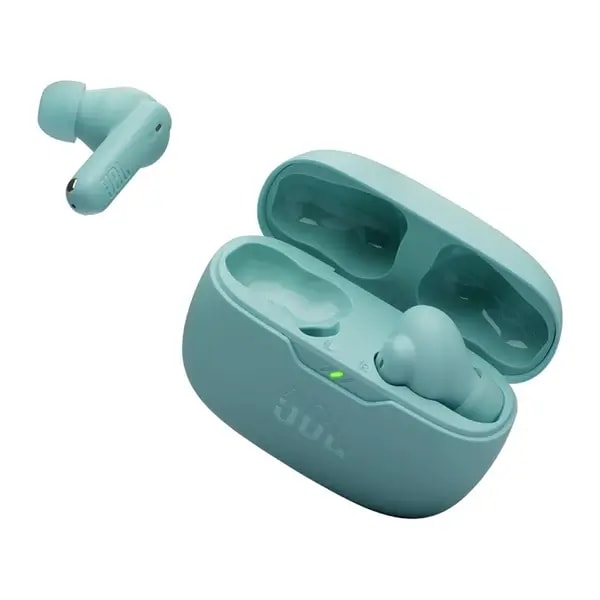 Écouteurs JBL Wave Beam 2 – 10h d’autonomie – IP54 – BT5.3 – Réduction de bruit active – Bleu / turquoise — photo 2