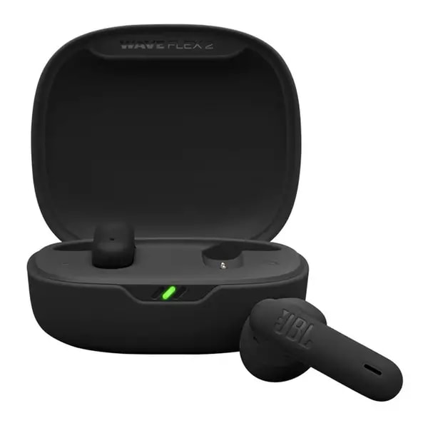 Écouteurs JBL Wave Flex 2 – 10h d’autonomie – IP54 – BT 5.3 – Réduction de bruit – Noir — photo 1