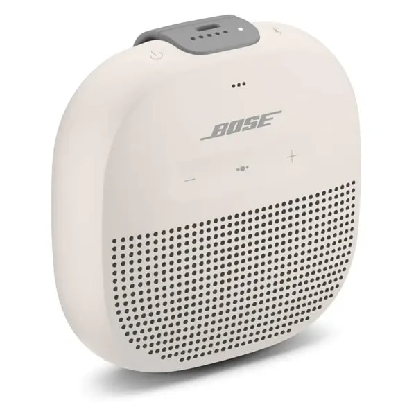 Enceinte Bluetooth Portable Bose SoundLink Micro – Étanche – Commandes vocales – Blanc/Nuage – 783342-0400 — photo 1