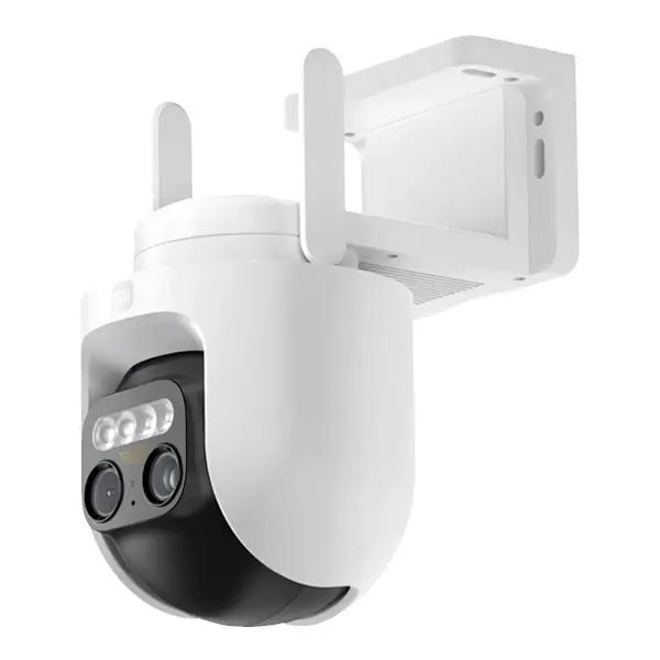 Camera de surveillance extérieure Xiaomi CW700S – Double Objectif – 4MPx 2.5K P/T Vision nocturne – Audio bidirectionnel – Blanc – CW700S — photo 1