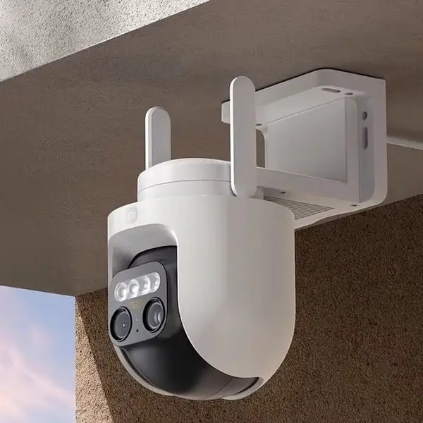Camera de surveillance extérieure Xiaomi CW700S – Double Objectif – 4MPx 2.5K P/T Vision nocturne – Audio bidirectionnel – Blanc – CW700S — photo 3