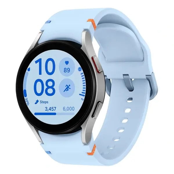 Montre connectée Samsung Galaxy Watch FE – 40mm – IP68 – GPS – 1.5/16Go – Amoled 1.19″ – NFC – Wi-Fi – BT 5.0 – Android Wear 4.0 – bracelet sport en silicone – Bleu — photo 1