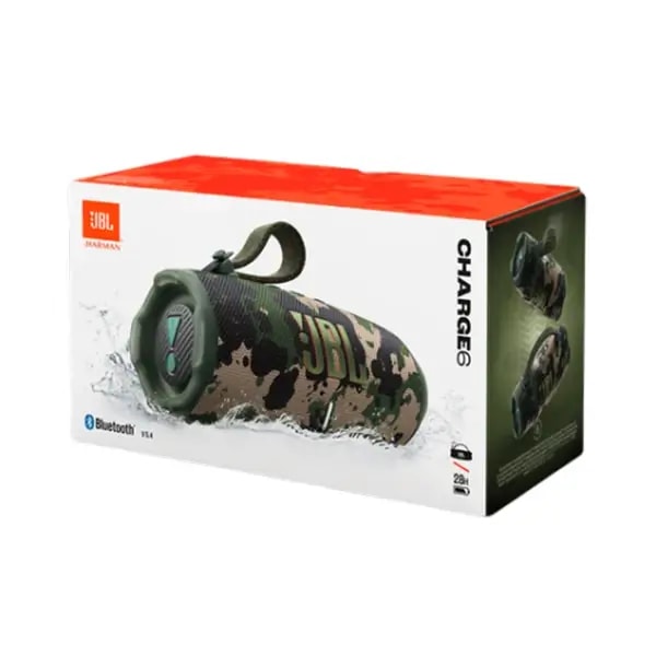Enceinte portable Bluetooth JBL Charge 6 – Autonomie 28h – 45W – BT 5.4 – IP68 – Powerbank – Camouflage — photo 4