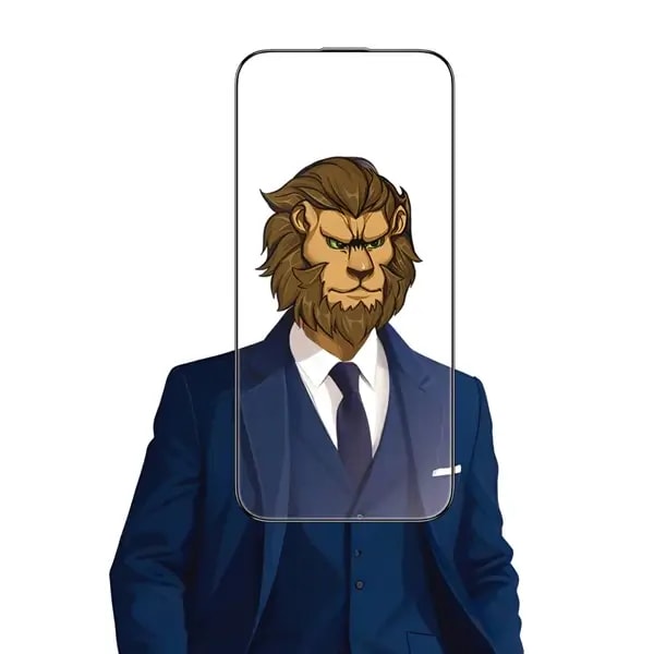 Antichoc – Verre incurvée 3D pour IPhone 16 – 6,1″ – Anti-traces de doigts – Green Lion – GNL3DCR16CL — photo 1