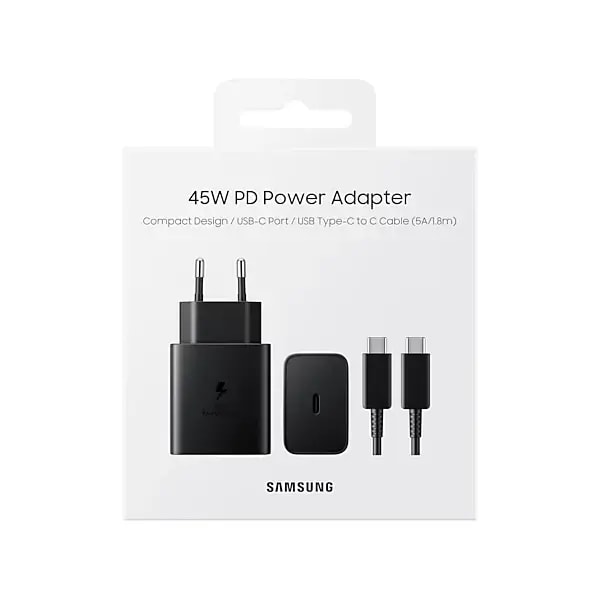 Chargeur Samsung – 45W – Port Type-C – 5A – Longueur du câble 1.8m – EP-T4511XBEGWW — photo 3