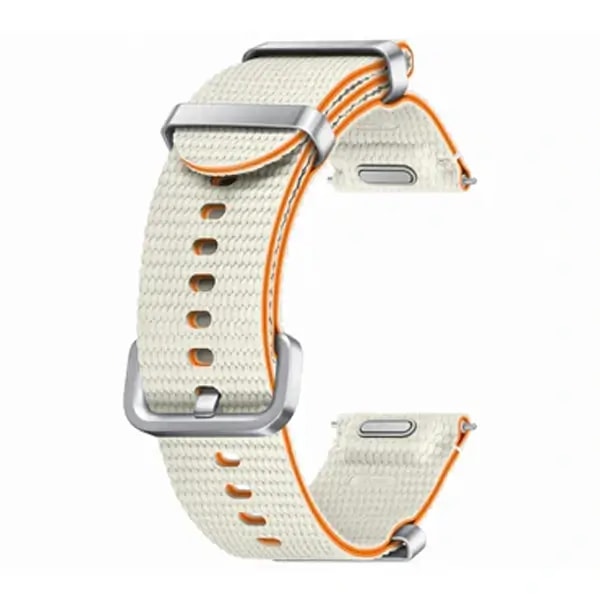 Bracelet de remplacement pour montre Athleisure band one click Samsung Galaxy Watch – 20mm – Taille M/L – Compatible avec galaxy watch 4/4 Classic – 5/5 Pro – 6/6 Classic – Watch 7 – Crème – ET-SOL31 — photo 1