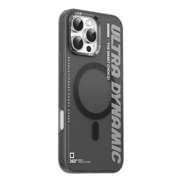 Coque de téléphone pour iPhone 16 Pro Green Lion – MagSafe intégré