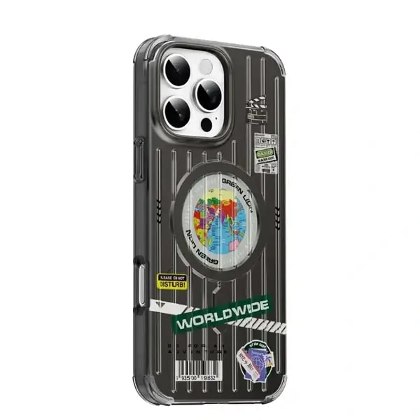 Coque MagSafe Pour iPhone16 Pro – Noir- Green Lion – GNGMIP16PBK — photo 1