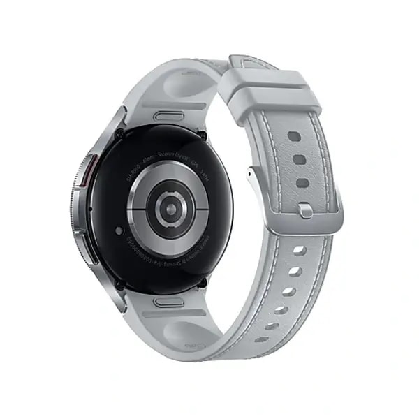 Montre connectée Samsung Galaxy Watch 6 Classic BT – 47mm – Acier inoxydable – IP68 – GPS – Compass – 4/16Go – NFC – Wi-Fi – BT 5.3 – 425mAh – Android Wear 4.0 – bracelet hybride en cuir – Argent — photo 3