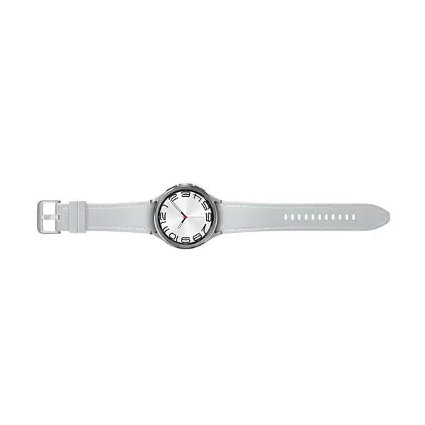 Montre connectée Samsung Galaxy Watch 6 Classic BT – 47mm – Acier inoxydable – IP68 – GPS – Compass – 4/16Go – NFC – Wi-Fi – BT 5.3 – 425mAh – Android Wear 4.0 – bracelet hybride en cuir – Argent — photo 4
