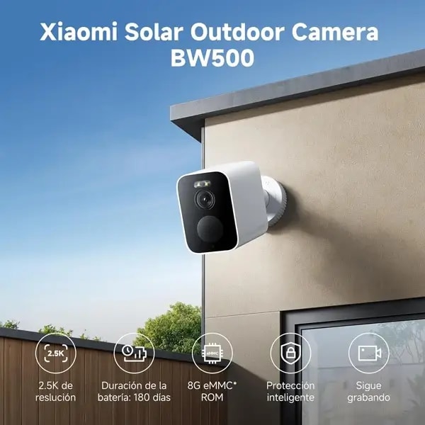 Caméra de surveillance extérieur – XIAOMI – sans fil BW500 – Résolution 1440P – 136 Degrés Vision nocturne – Reconnaissance locale par intelligence artificielle – BHR8301GL — photo 3