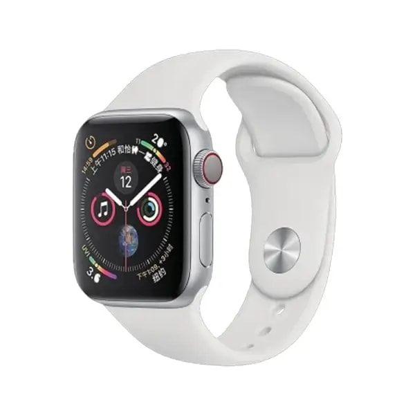 Bracelet de remplacement pour montre en silicone W3 sport Coteetci Silicone WatchBand – 44mm/42mm – Blanc, autre vue