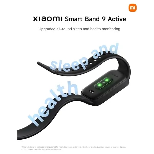 Bracelet connecté Xiaomi Smart Band 9 Active – 14Jrs d’autonomie – Écran 1.62″ AMOLED – BT 5.2 – Android/IOS – Bracelet en silicone – Noir – BHR9444GL — photo 4