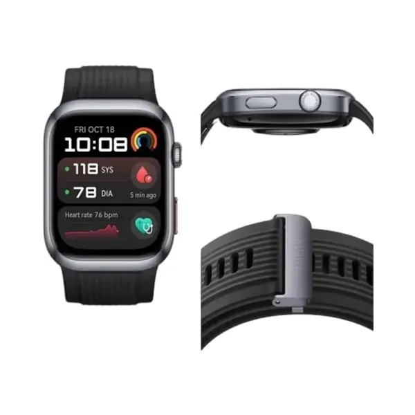 Montre connectée Huawei Watch D2 – Usage médicale avancée – IP68 – Compatible avec iOS et Android – BT – LCA-B10 – Noir — photo 2