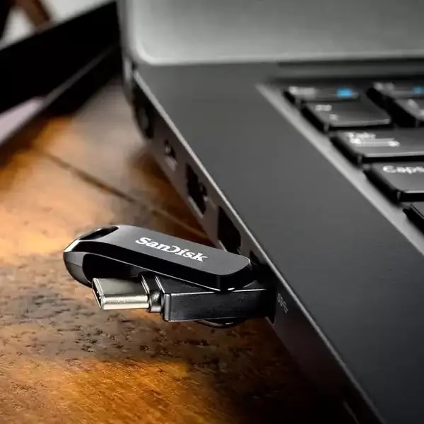 Clé USB SanDisk – Double connectique USB Type-C – Ultra Dual Drive Go – 256GB – SDDDC3-256G-G46 – Noir — photo 3