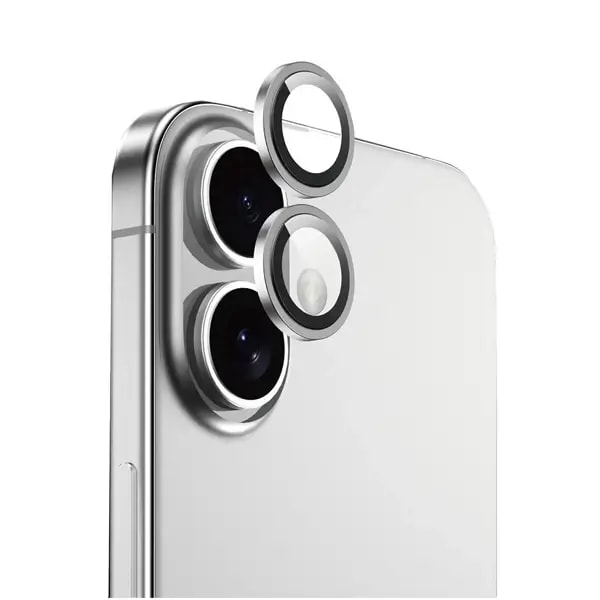 Protection d’appareil photo pour iPhone 16 Plus en HD – Compatible avec les coques – Anti-rayures, anti-reflet – Résistant à l’eau – Green Lion – Blanc – GNCMHDP16PWH — photo 1