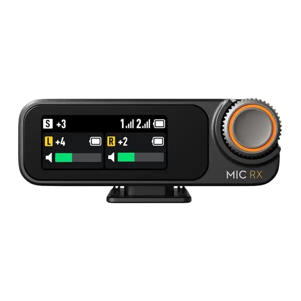 Micro cravate DJI Mic 2 – Microphone professionnel – écran OLED 1″ – réduction intelligente du bruit – portée 250m – 8Go – fixation magnétique – 18h d’autonomie – boitier de recharge – Lightning & Type-C — photo 2