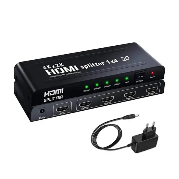 Répartiteur HDMI ONTEN – 4K UHD – 1 entrée HDMI et 4 Sorties HDMI – OTN-CS144S — photo 2