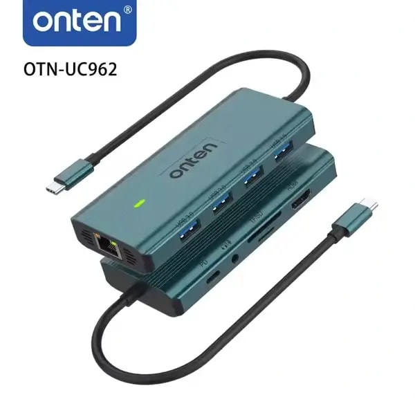 Station d’accueil multifonctions – 10en1 – ONTEN – USB-C – Type-C – OTN-UC962 — photo 4