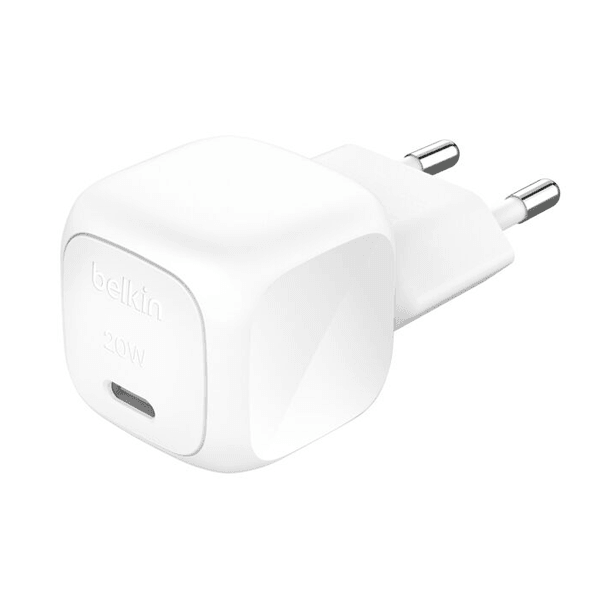 Boitier de charge Belkin – Type-C – 20W – Charge rapide pour série iPhone, Samsung – WCA009KQ – BLANC — photo 2