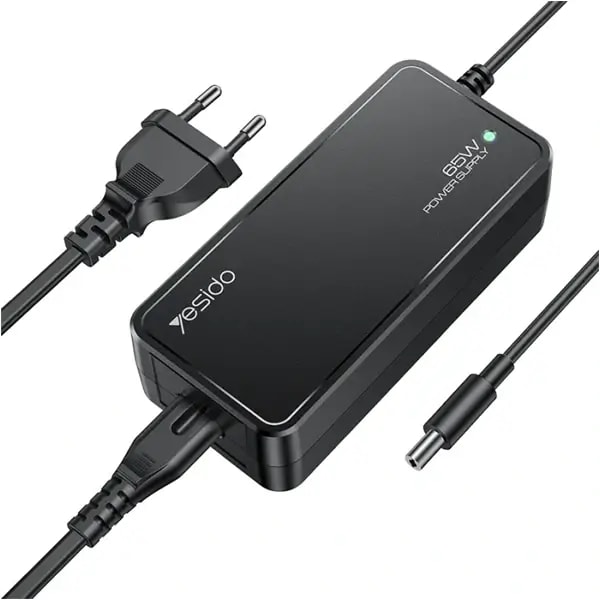 Chargeur d’ordinateur portable multifonctions 15 en 1 Yesido – 65W – 15 têtes interchangeables – Longueur 1,5m – CG11E — photo 1