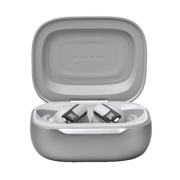 Écouteur JBL Live Beam 3 – 48h d’autonomie – Audio spatial – IP55 – Réduction de bruit adaptative – Gris — photo 4