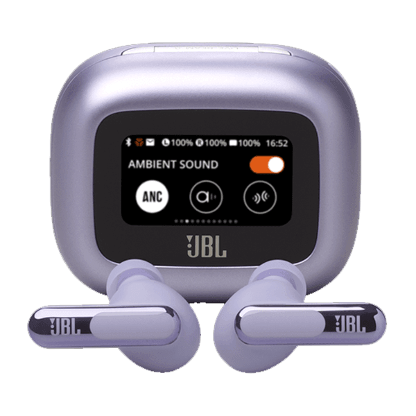Écouteur JBL Live Beam 3 – 48h d’autonomie – Audio spatial – IP55 – Réduction de bruit adaptative – Violet — photo 1