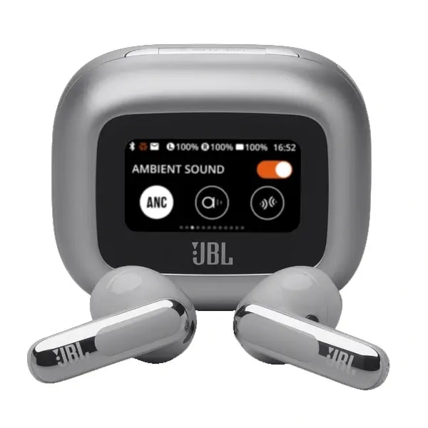 Écouteur JBL Live Flex 3 – 50h d’autonomie – Audio spatial – IP54 – BT 5.3 – Réduction de bruit adaptive – Gris — photo 1