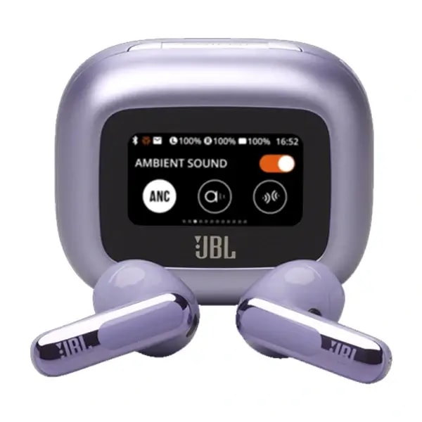 Écouteur JBL Live Flex 3 – 50h d’autonomie – Audio spatial – IP54 – BT 5.3 – Réduction de bruit adaptive – Violet — photo 1