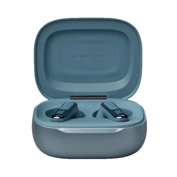 Écouteur JBL Live Flex 3 – 50h d’autonomie – Audio spatial – IP54 – BT 5.3 – Réduction de bruit adaptive – Bleu — photo 5
