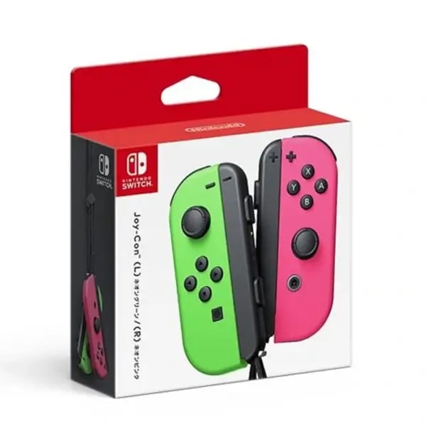 Manette Joy-Con Droit/Gauche pour Nintendo Switch – Vert/Rose — photo 1