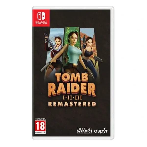 CD – Tomb Raider I, II, III Remastered Starring Lara Croft – Jeu Nintendo Switch — photo 1