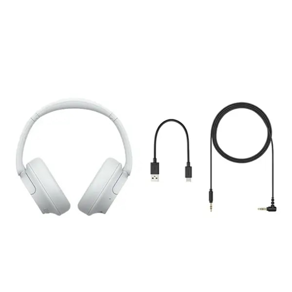Casque supra-auriculaire sans fil Sony – BT – Réduction de Bruit – 35H d’autonomie – Micro intégré – Blanc – WH-CH720N — photo 5