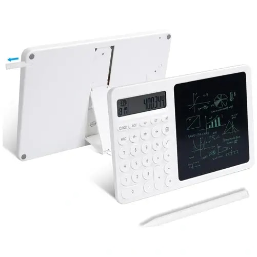 Calculatrice avec tablette d’écriture – Calculator LCD writing tablet — photo 1