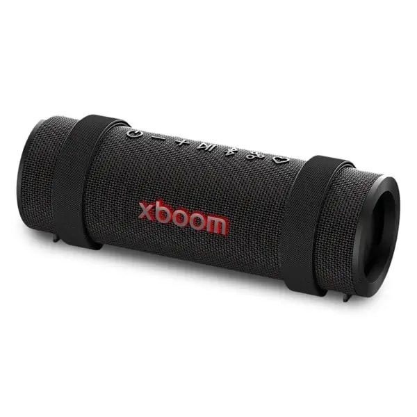 Enceinte bluetooth portable avec sangle LG XBOOM GRAB – 30W – BT 5.4 – IP67 – 20h d’autonomie – AI Sound – Commande vocale – Éclairage + Party Link – LG GRAB — photo 1