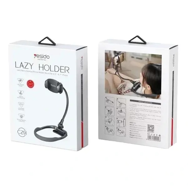 Support de cou flexible pour téléphone YESIDO – Réglable – Rotatif ou portable autour du cou – Compatible avec les téléphones dotés d’écrans de 4,5 à 6,7″ – C291 — photo 3
