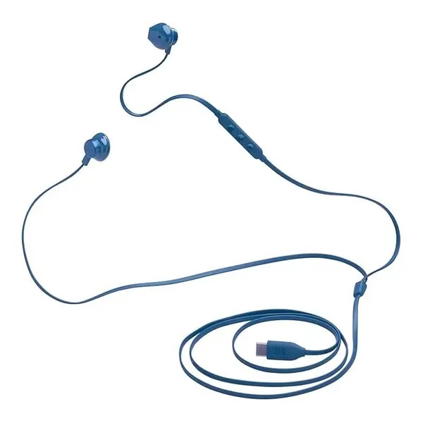 Écouteurs filaire JBL Tune 305C – Type-C – 12,5mm – Pure Bass – Bleu — photo 2