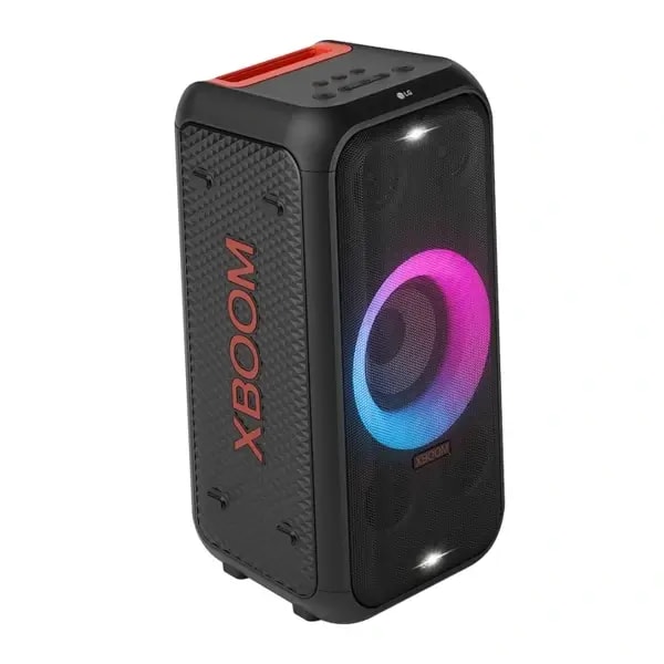 Enceinte bluetooth puissante XBOOM LG – 200W – 12h d’autonomie – IPX4 – BT multi bluetooth – USB – 3 haut-parleurs à 2 voies – Fonction Karaoké – XL5T — photo 2