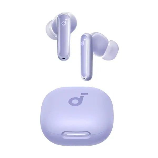 Écouteurs sans fil Soundcore by Anker P40i – Réduction de bruit – IPX5 – Option de chargement sans fil – 60h d’autonomie – Violet — photo 1