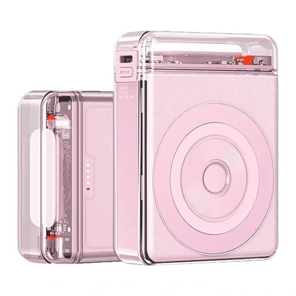 PowerBank multifonctions Keephone Nova Power – 10000mAh – PD 20W – MagSafe 15W – 1 Port Type-C – 1 port USB – Rose – KPNOVPOWPB24PK — photo 1