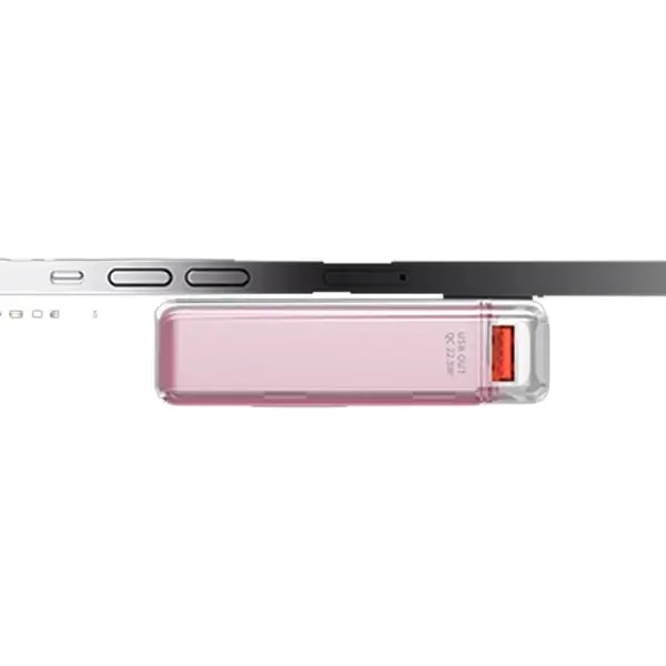 PowerBank multifonctions Keephone Nova Power – 10000mAh – PD 20W – MagSafe 15W – 1 Port Type-C – 1 port USB – Rose – KPNOVPOWPB24PK — photo 2