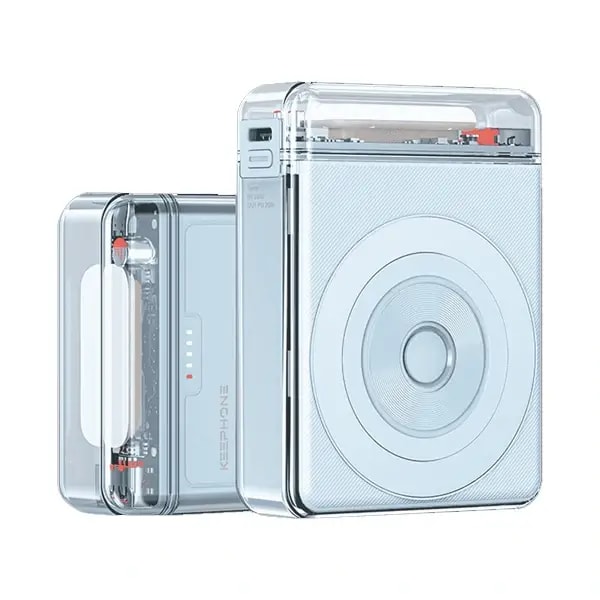 PowerBank multifonctions Keephone Nova Power – 10000mAh – PD 20W – MagSafe 15W – 1 Port Type-C – 1 port USB – Bleu – KPNOVPOWPB24BL — photo 1