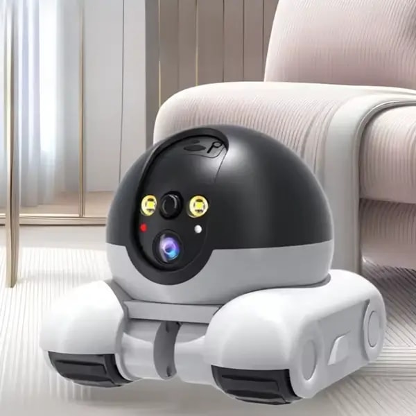 Caméra de surveillance Mobile – 1080P – batterie Rechargeable 5200mAh – Conversation bidirectionnelle – Double Objectif Avant et Arrière – 2025804646 — photo 1