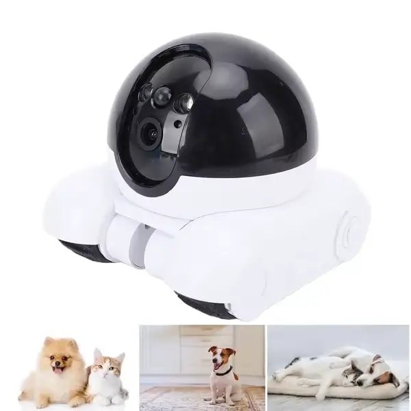 Caméra de surveillance Mobile – 1080P – batterie Rechargeable 5200mAh – Conversation bidirectionnelle – Double Objectif Avant et Arrière – 2025804646 — photo 2