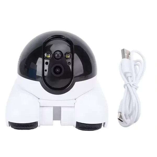 Caméra de surveillance Mobile – 1080P – batterie Rechargeable 5200mAh – Conversation bidirectionnelle – Double Objectif Avant et Arrière – 2025804646 — photo 3
