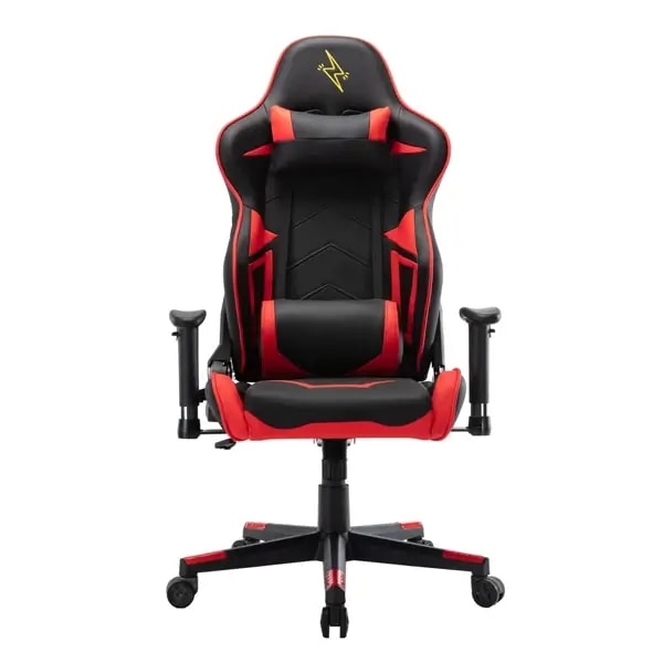 Chaise Gaming Urban Wave avec Dossier Haut Réglable et Accoudoirs 2D (Version OC Denver) – Rouge/Noir — photo 1