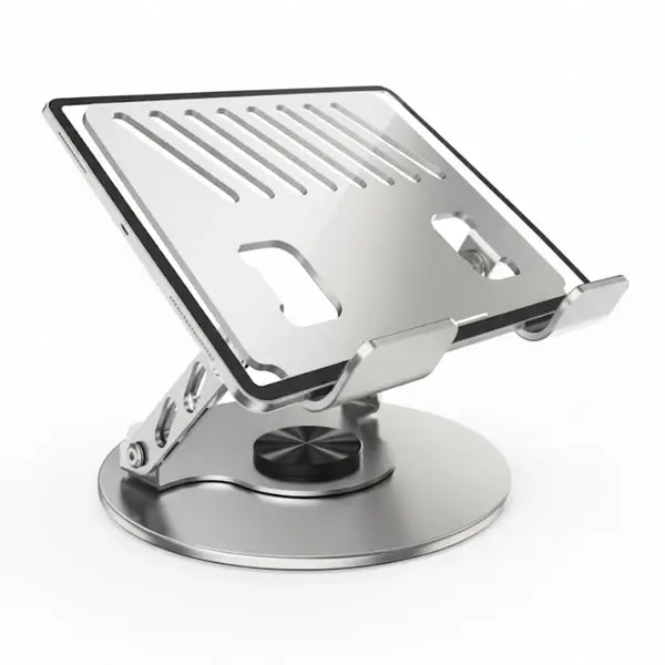 Support pour PC et Tablette OLA – Matière en métallique – Rotation 360° – Aération par les trous – LS2 — photo 2