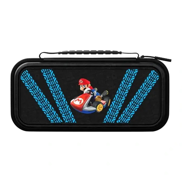 Pochette de protection pour console Nintendo – Semi-rigide – Compatible avec Switch OLED et Lite – PDP Travel Case Plus GLOW Mario Kart — photo 2